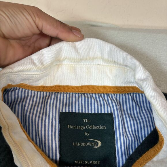 Lansdowne Rugby Shirt Mens XL Ireland Irish Four Provinces Embroidered Crest - Picture 4 of 8